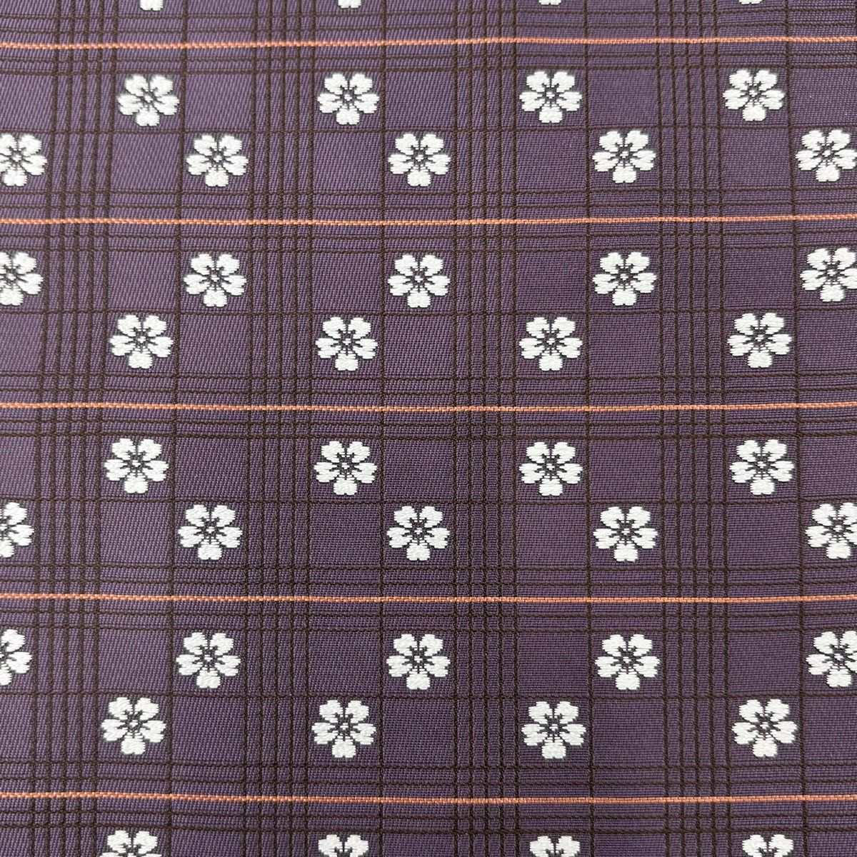 小紋　フルセット　大島紬　着物　正絹　秋の葉　名古屋帯　J5 大島紬 身丈158.5cm 裄丈63cm S 袷 名古屋帯セット 証紙 御所車 草花