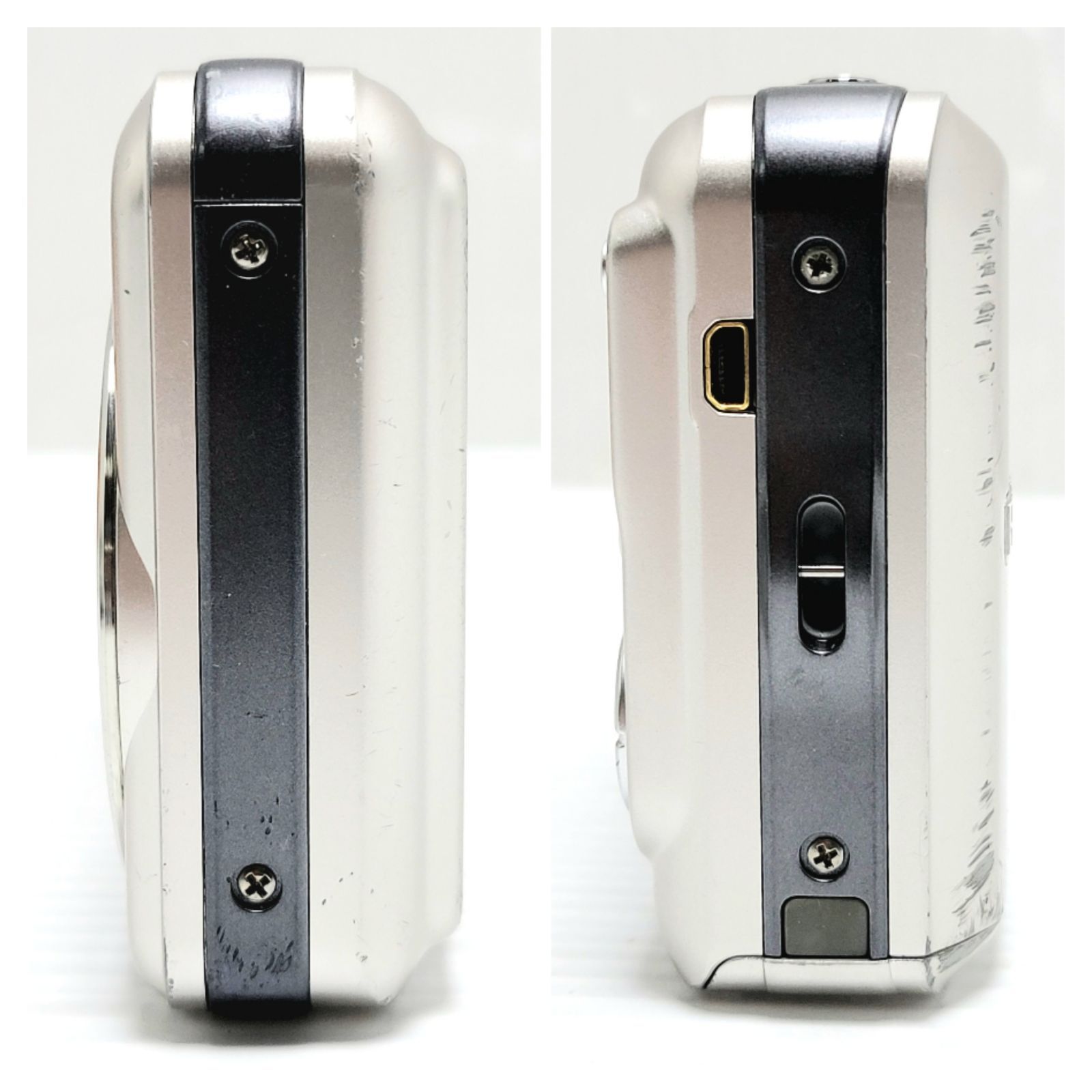 動作確認済みFUJIFILM FinePix A100 シルバー 正常動作品】富士フイルム FINEPIX A100 シルバー - メルカリ