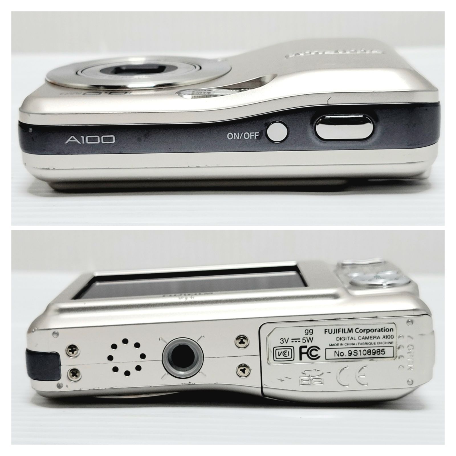 正常動作品】富士フイルム FINEPIX A100 シルバー - メルカリ