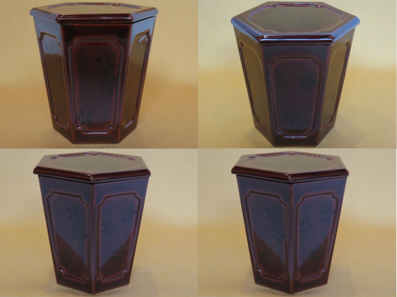 決算）中村湖彩作 雪洞茶器 夜桜蒔絵 茶道具【税込・送料込】【中古