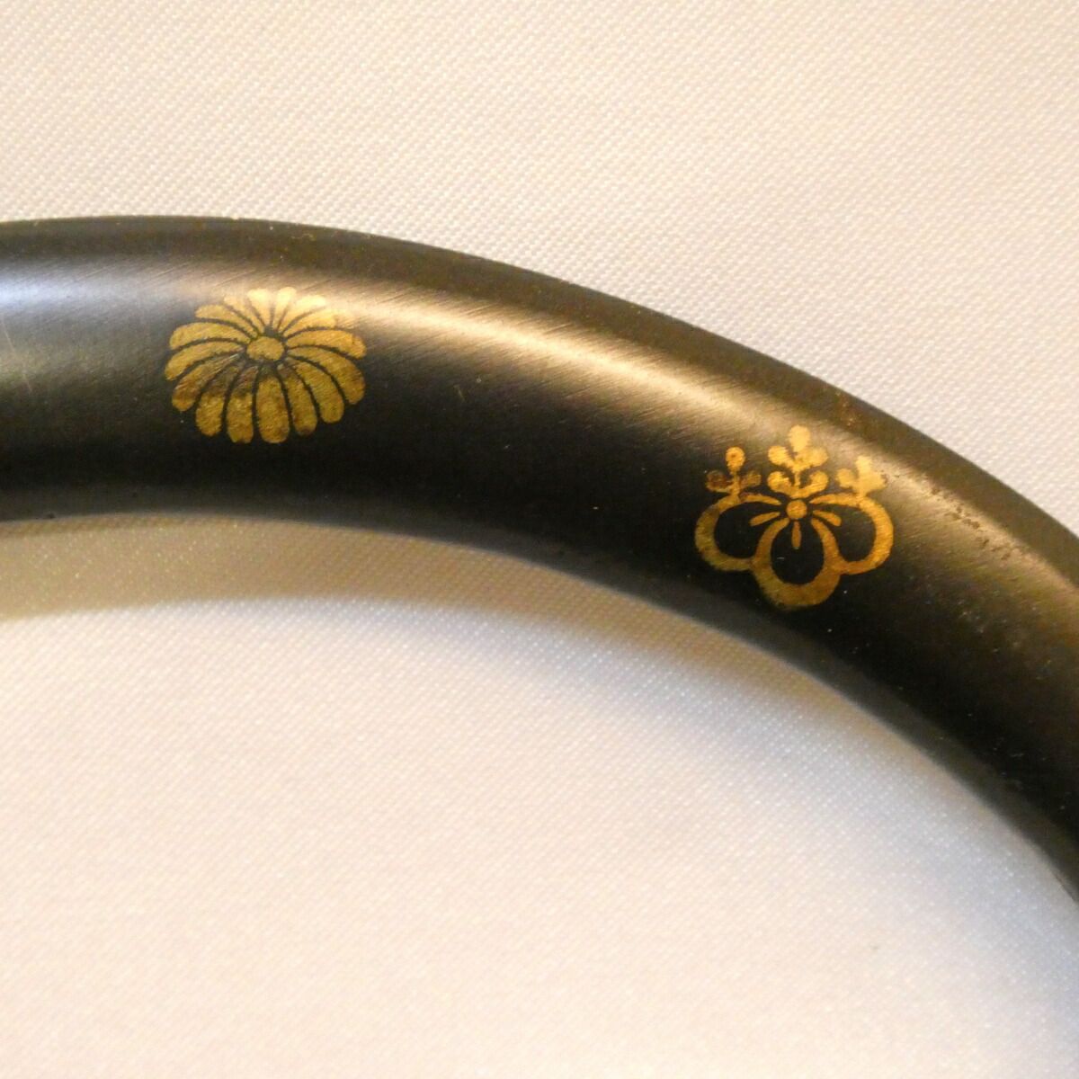 木村清五郎作 菊桐象嵌 釣釜道具 釣手 釜鐶 釜鎖セット 裏千家 吊釜