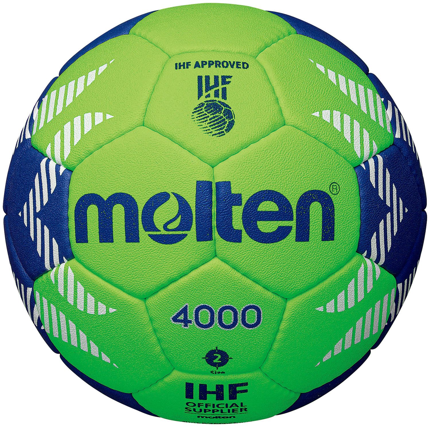 モルテン molten A4000ハンドボール2号 中学生 部活 女子ハンド 体力テスト ハンドボール投げ 練習 試合 体づくり 男子ハンド ハンドボール 球技 ボール H2A4000GB グリーン×ブルー