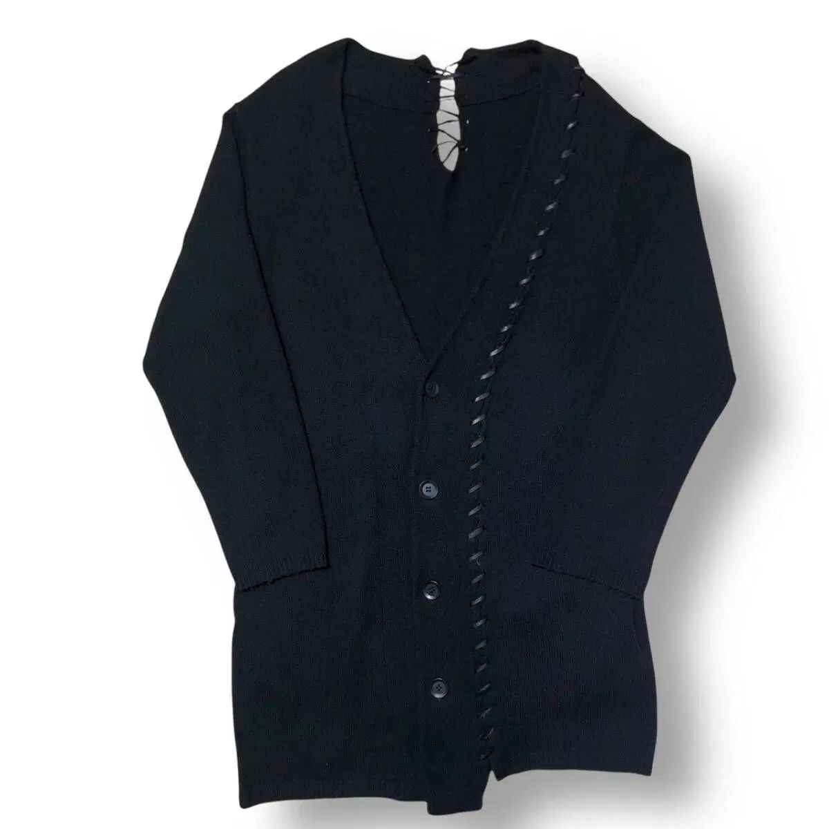 YOHJI YAMAMOTO ヨウジヤマモト ニット ロング カーディガン - メルカリ