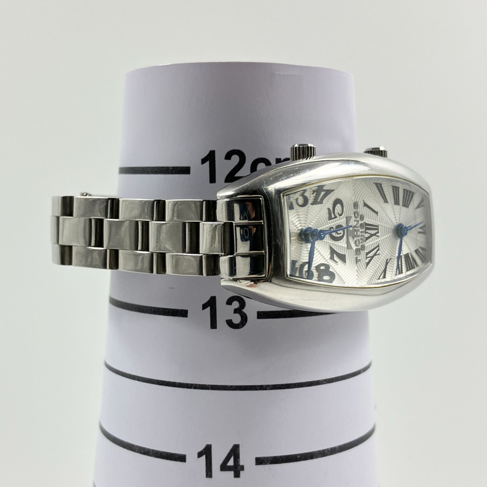 中古】テクノス TECHNOS TBL729 腕時計 デュアルタイム トノー