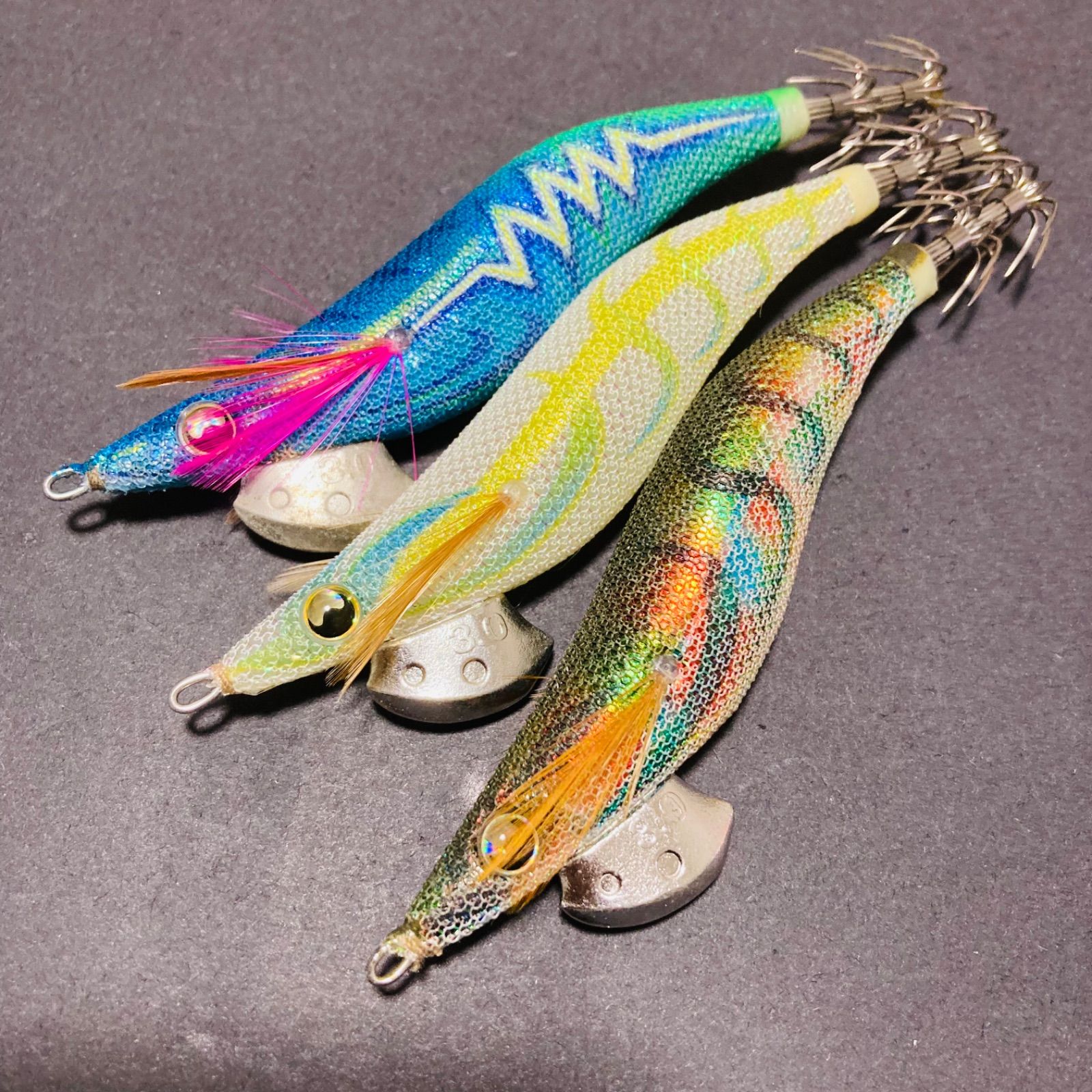 美品】 エギ王 LIVE サーチ 3号 Search ラトル ライブ エギ エギセット