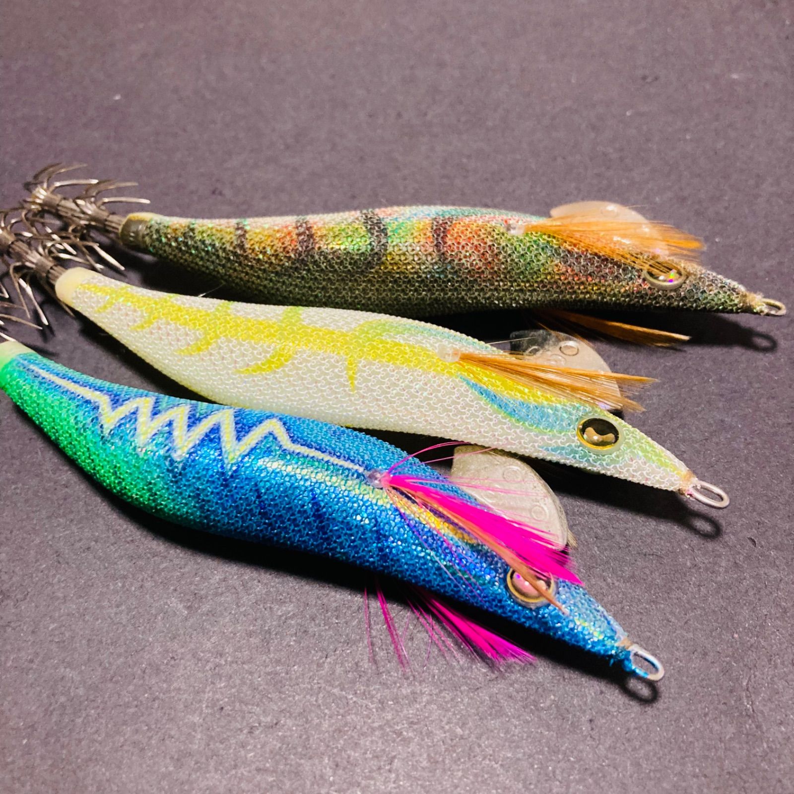 美品】 エギ王 LIVE サーチ 3号 Search ラトル ライブ エギ エギセット