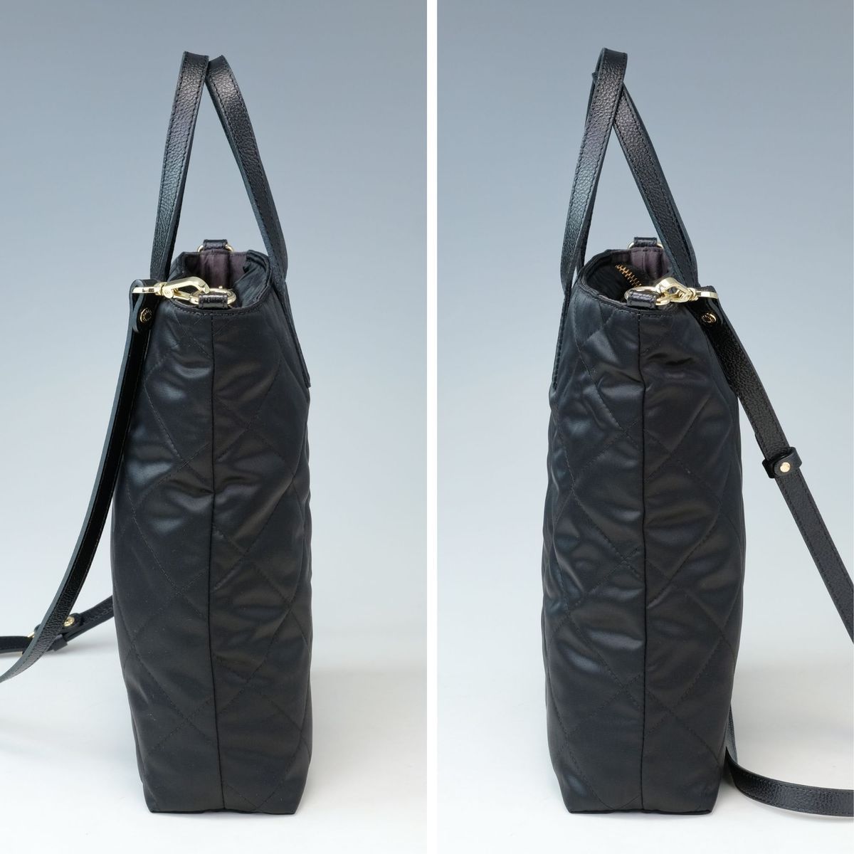 未使用級✨ラシット キルティングスリム2WAYトートバッグ ブラック 極美品・完売品】russet ラシット キルティングスリム2WAYトートバッグ