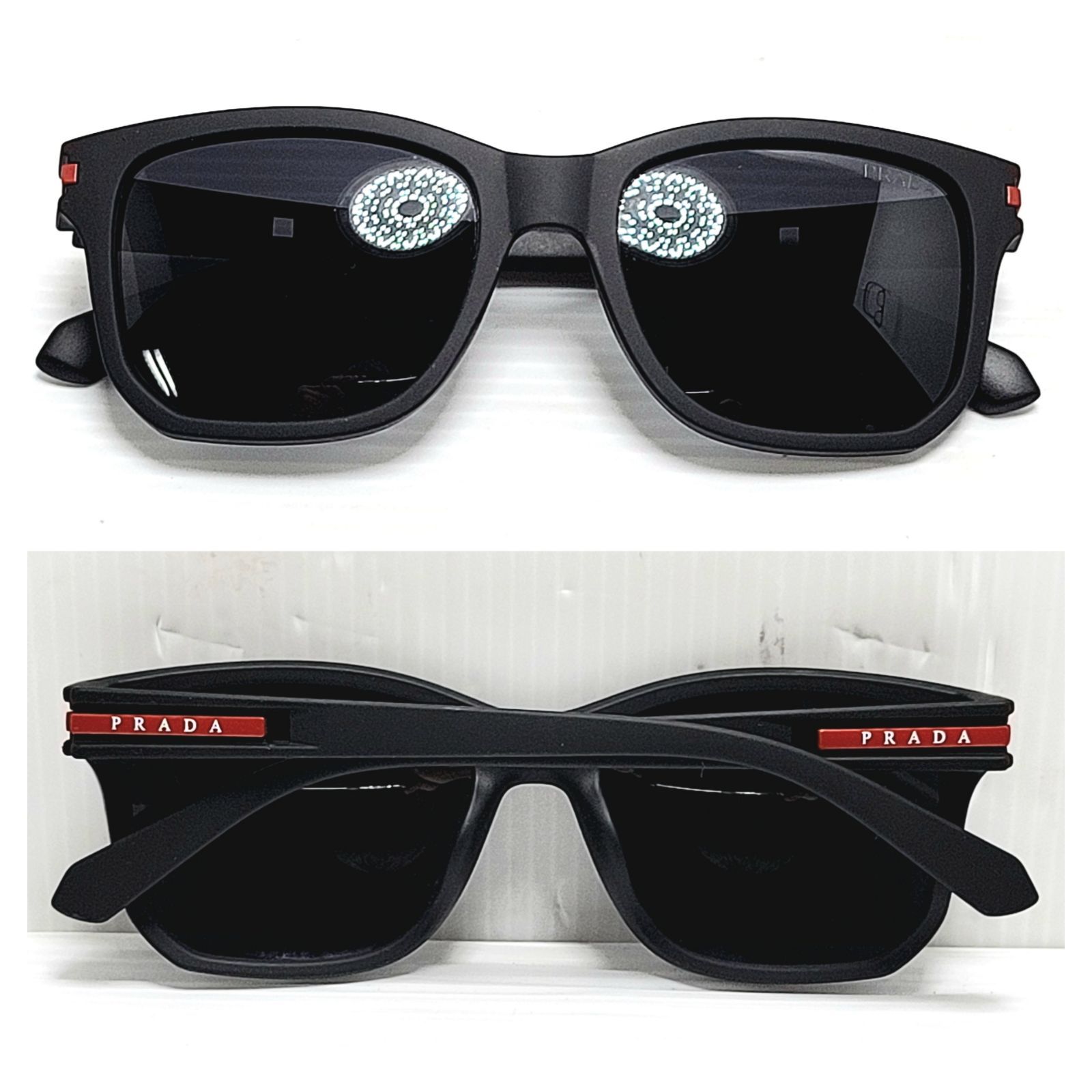 美品】PRADA スポーツ サングラス 5101 ブラック - メルカリ
