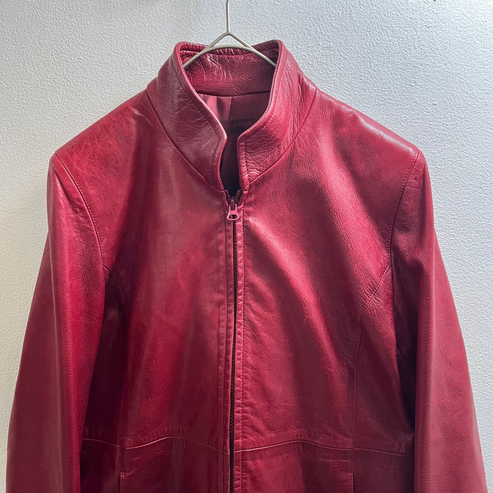 Vintage 90s レザージャケット ダブルジップ ヴィンテージ ライダース