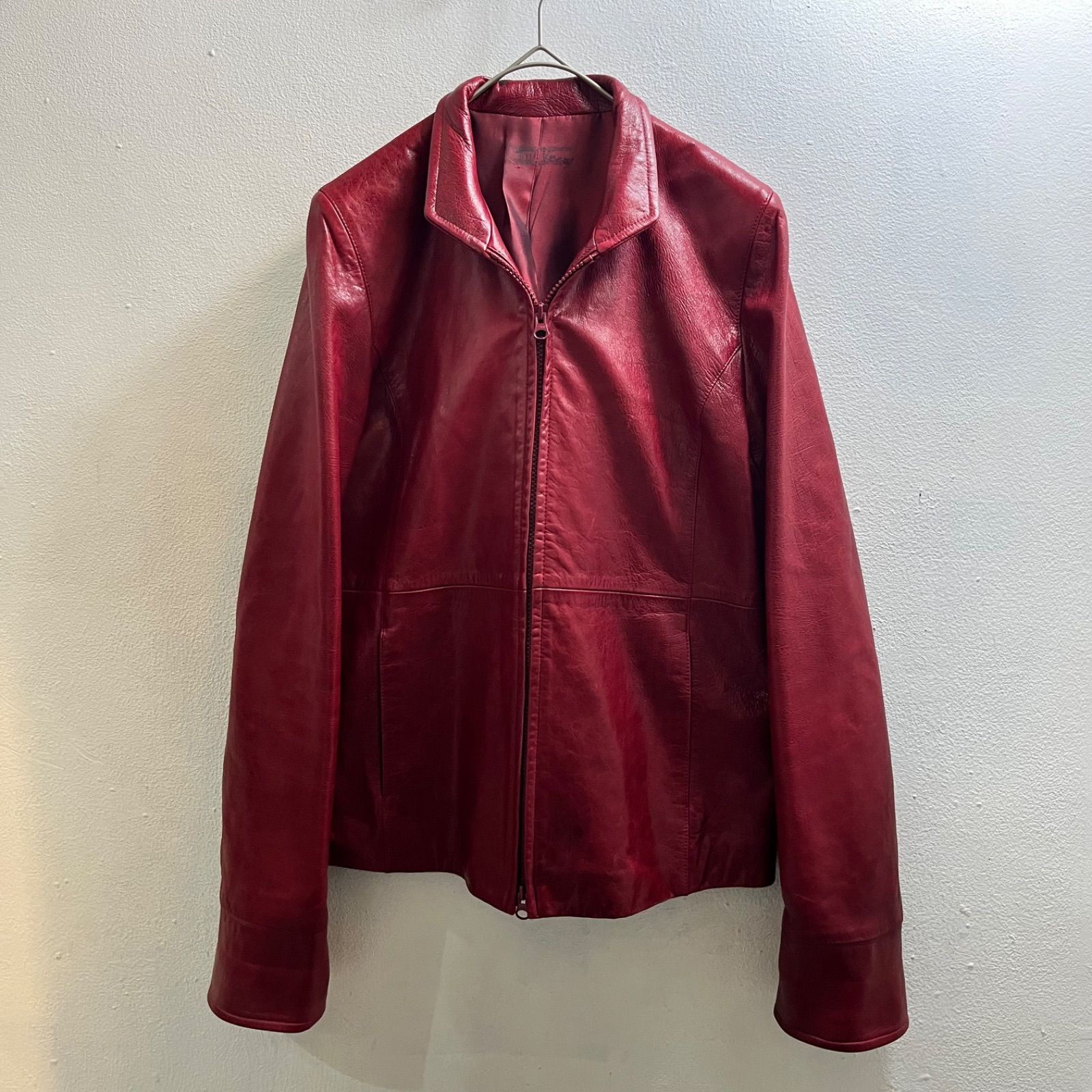 Vintage 90s レザージャケット ダブルジップ ヴィンテージ ライダース