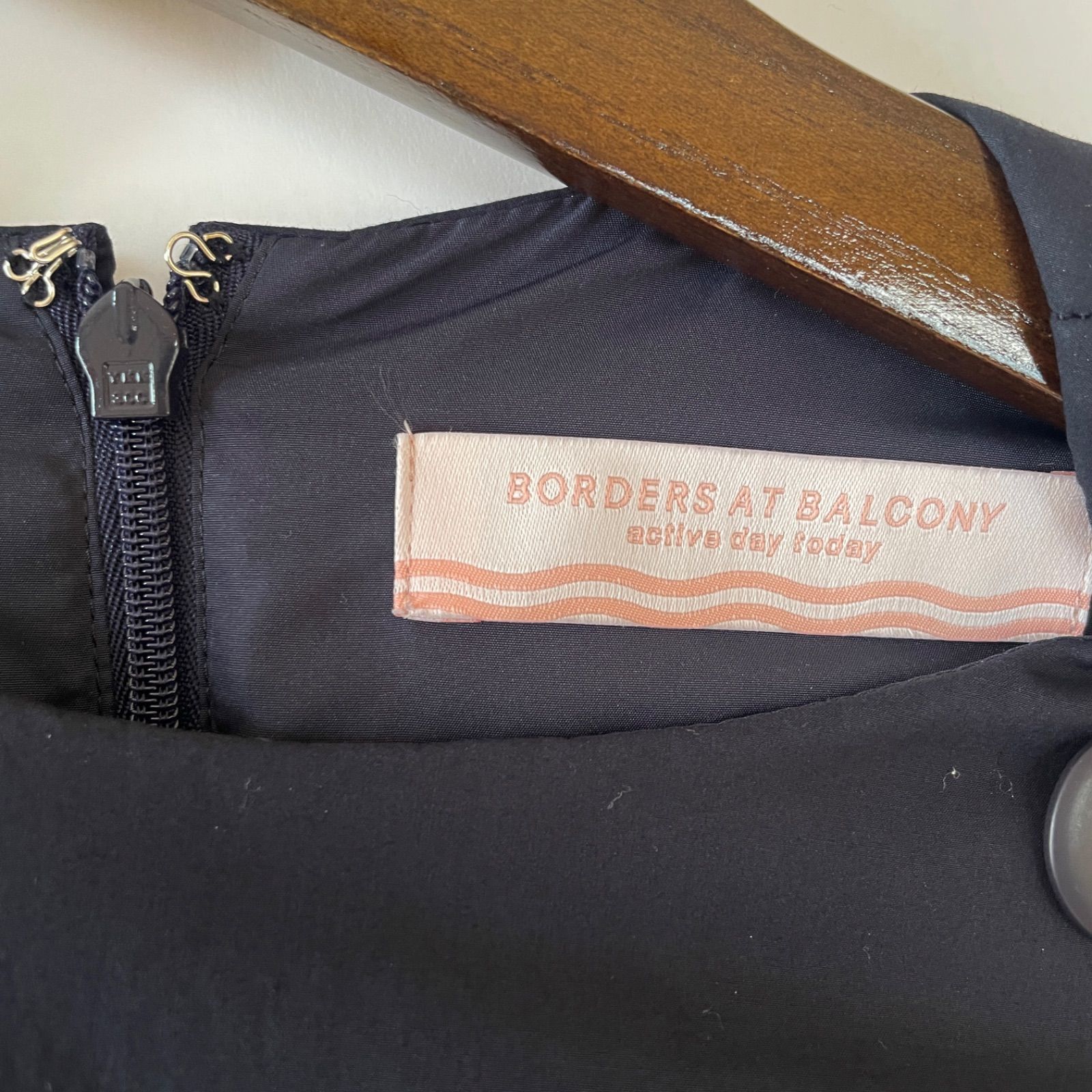 美品】ボーダーズアットバルコニー パディングジャンプスーツ 中綿