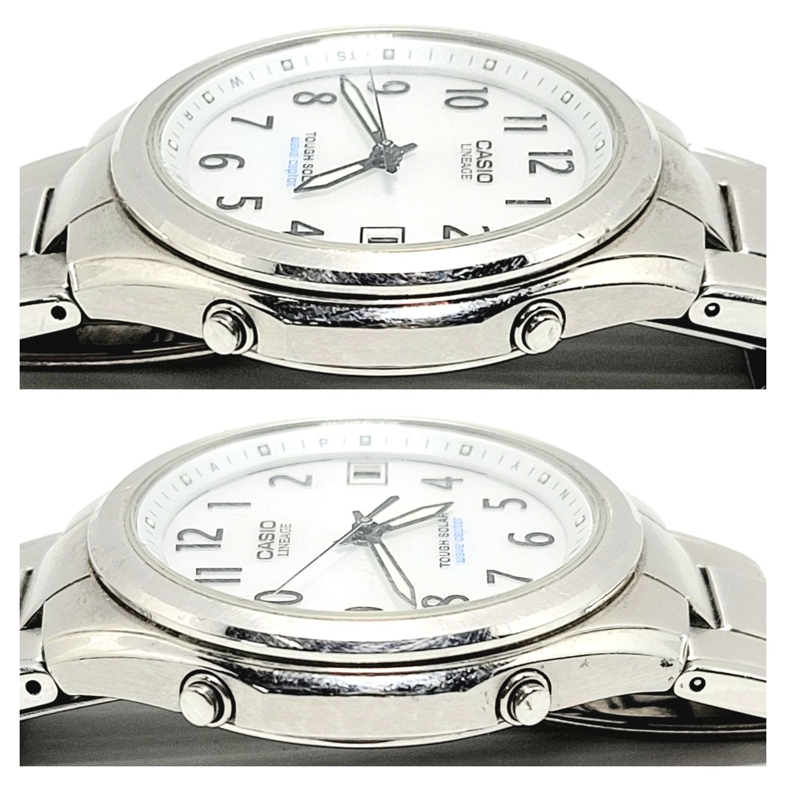 正常動作品】)CASIO リニエージLINEAGE ソーラー電波時計 LIW-120 