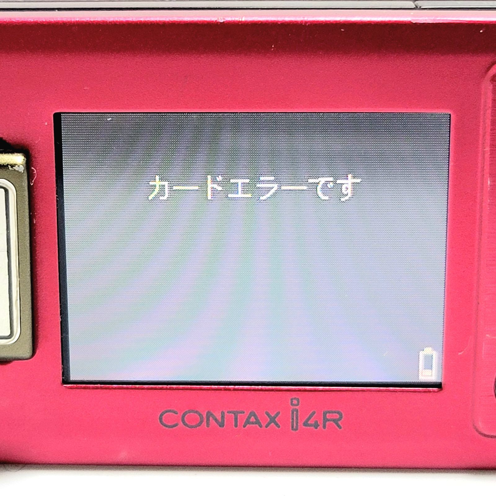ジャンク】KYOCERA CONTAX i4R デジタルカメラ レッド - メルカリ