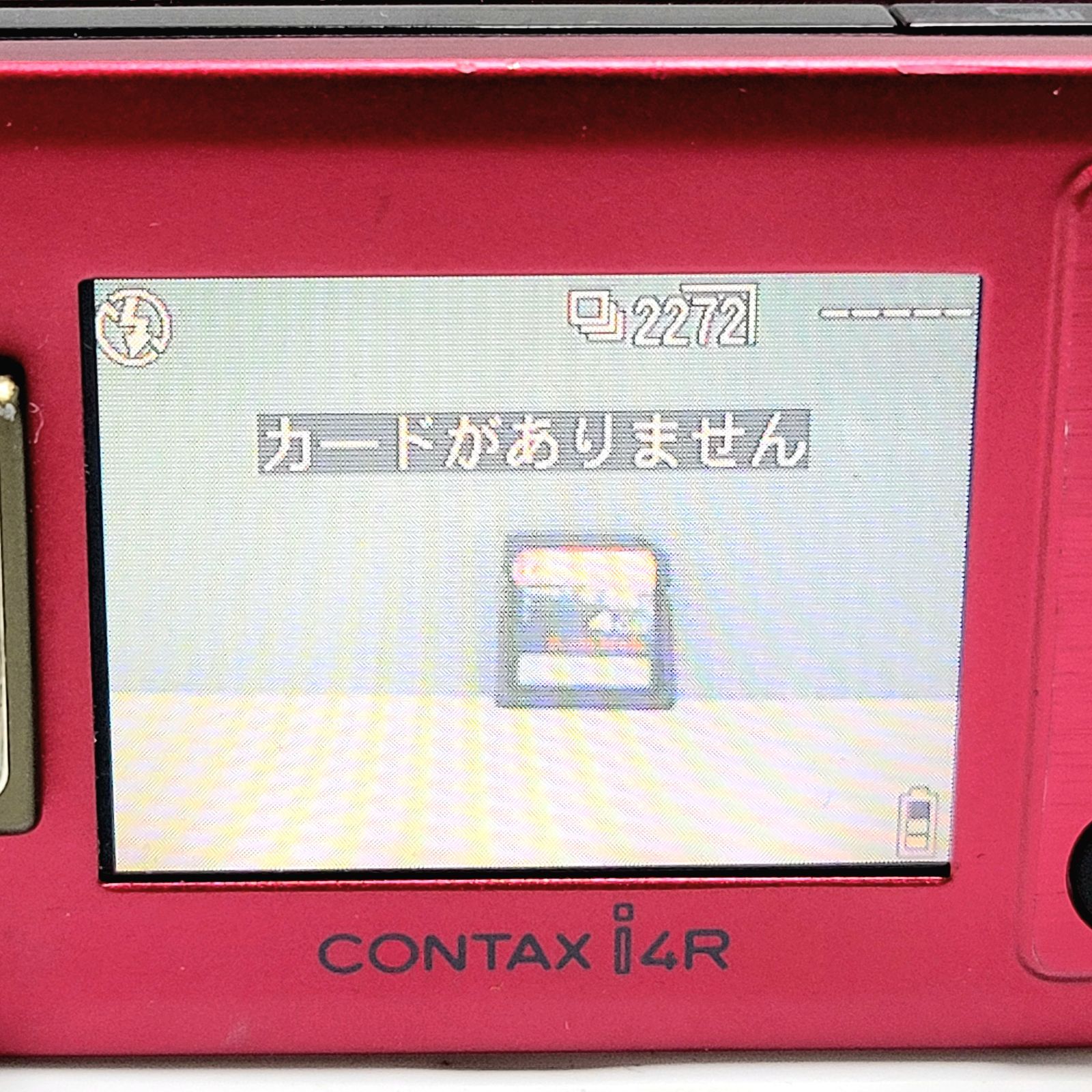 ジャンク】KYOCERA CONTAX i4R デジタルカメラ レッド - メルカリ