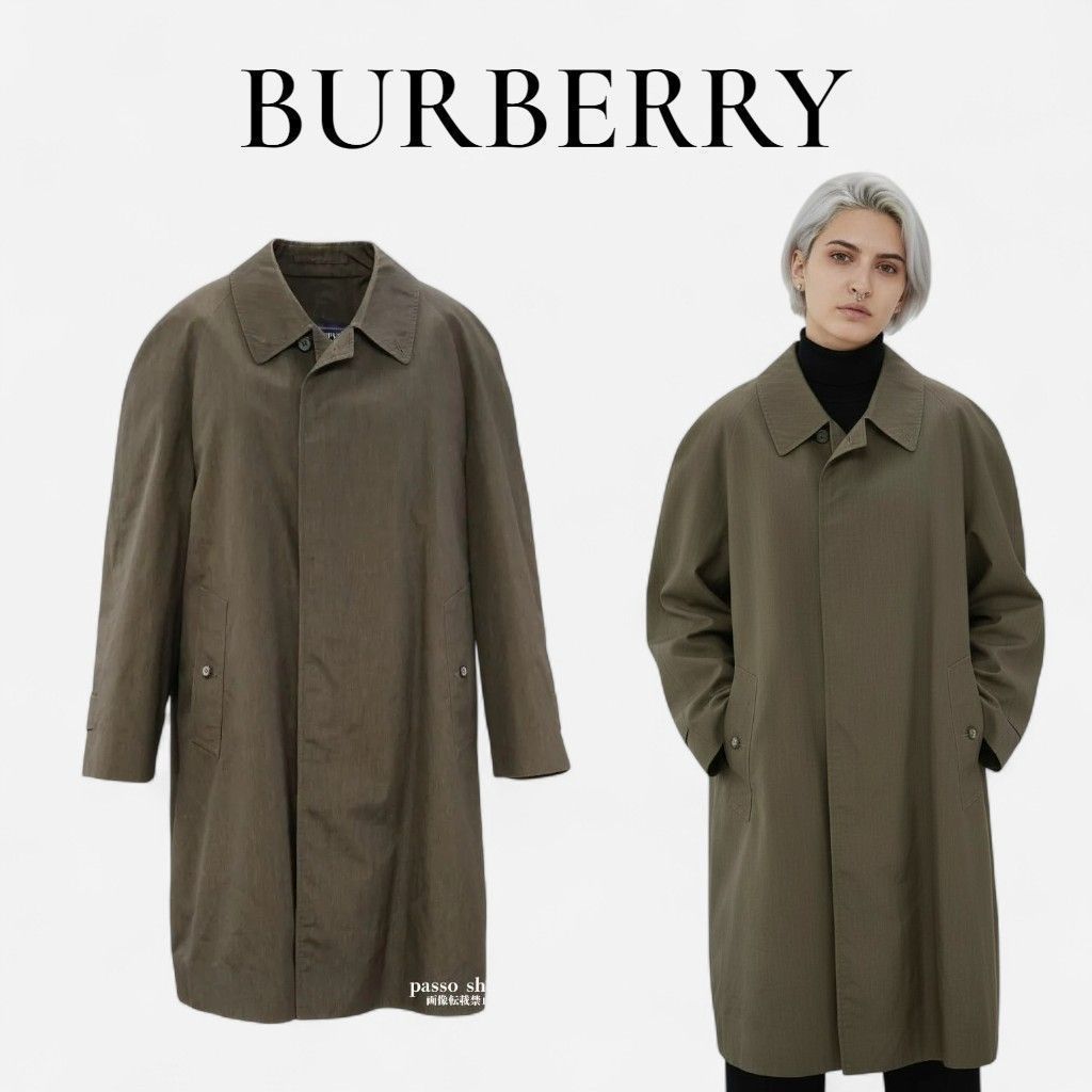 BURBERRYS 70～80S】バーバリー/ ステンカラーコート／バルマカーン
