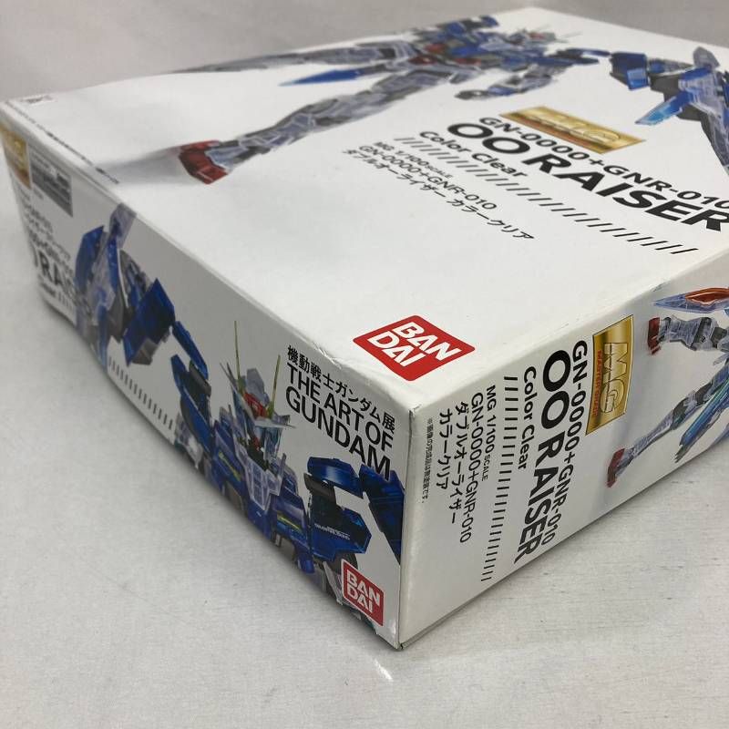 未組立 機動戦士ガンダム展 THE ART OF GUNDAM MG 1|100 ダブルオーライザー カラークリア | プラモデル ガンプラ クリアカラー GN-OOOO GNR-010 OO RAISER