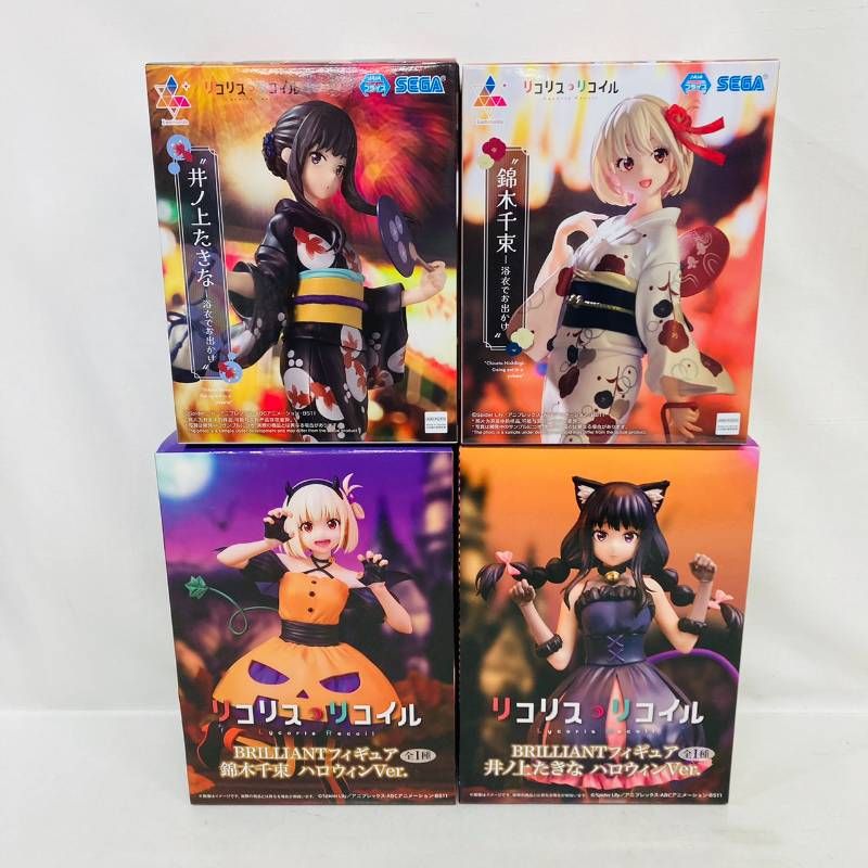 まとめ リコリス リコイル プライズ フィギュア 4体 セット