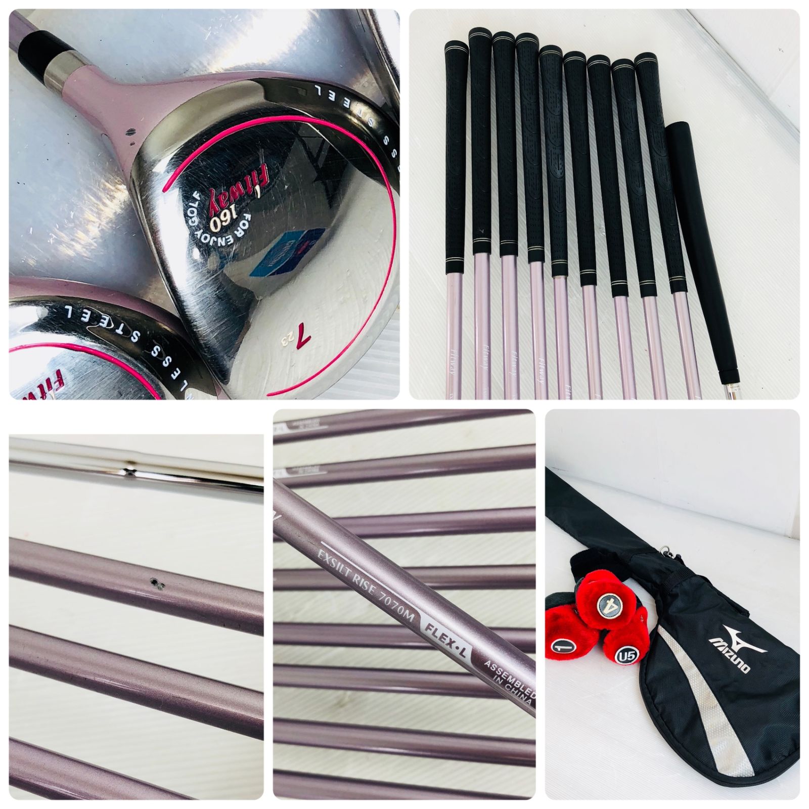 レディース Fitway フィットウェイ ゴルフ クラブ セット 初心者 入門