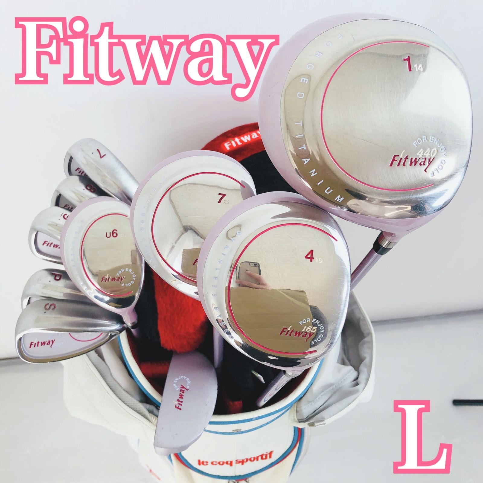レディース　右利き　初心者～　Fitway　フィットウェイ　ゴルフクラブセット レディース Fitway フィットウェイ ゴルフ クラブ セット 初心者 入門