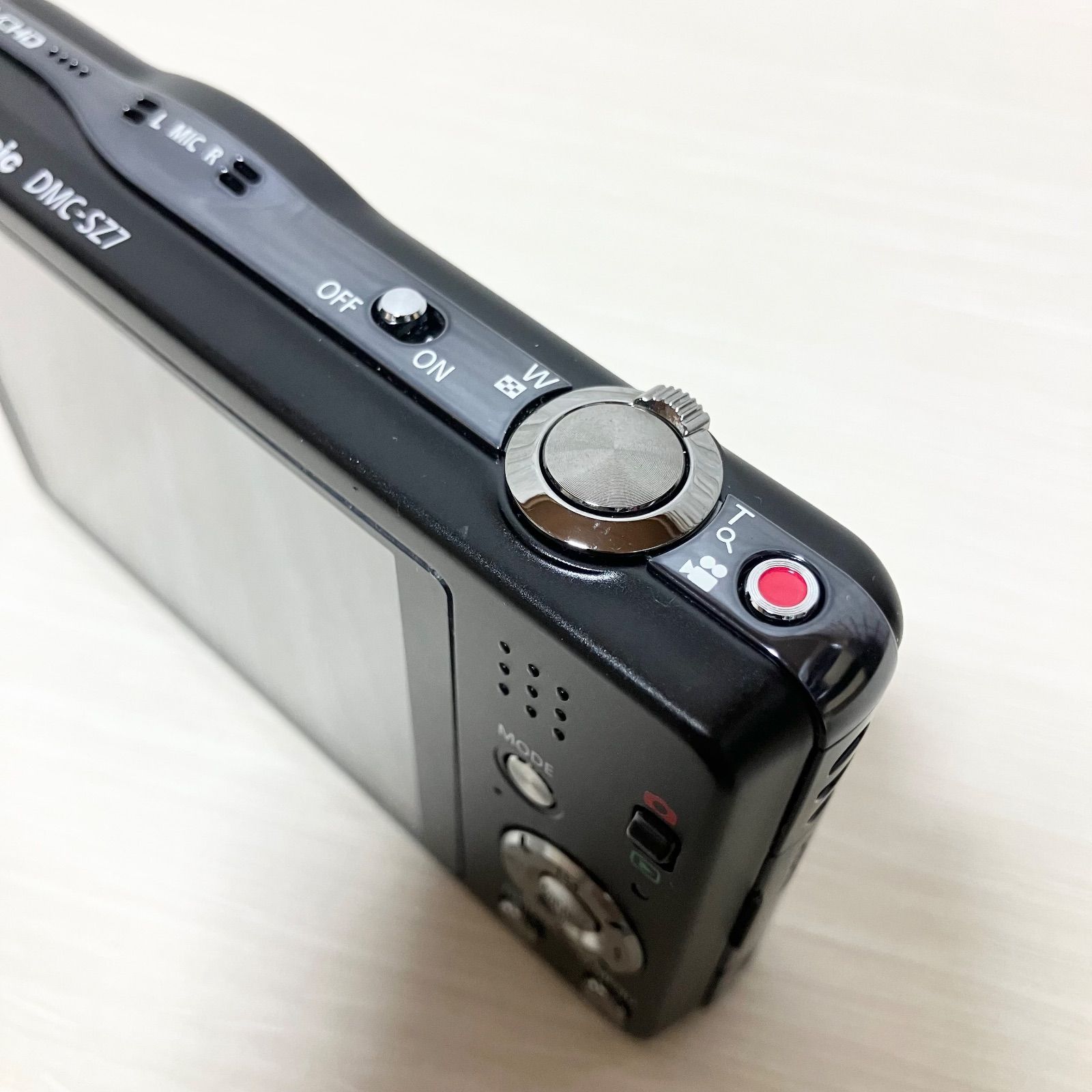 美品！パナソニック DMC-SZ7 Panasonic ブラック 黒 コンデジ デジカメ