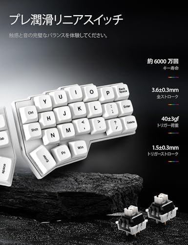 QMK|VIAホットスワップ RGB