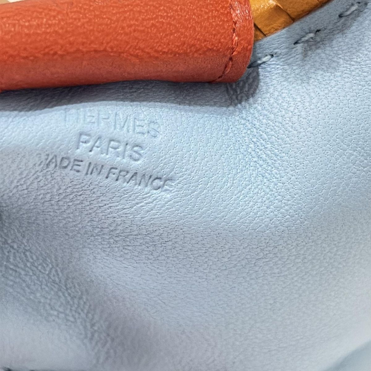 HERMES(エルメス) キーホルダー(チャーム) ロデオチャームMM セレステ