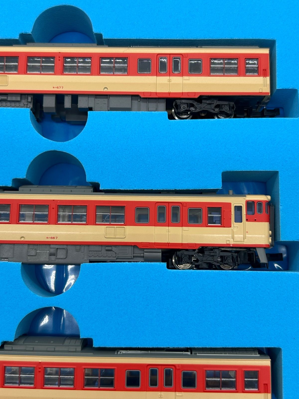 国鉄 キハ66・67系 4両セット 転換クロスシートの近郊型ディーゼルカー