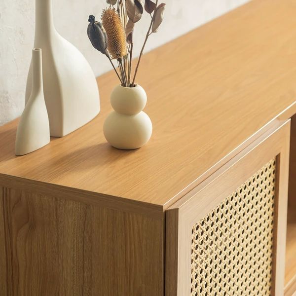 アジアンテイスト ナチュラル ラタン 風 キャビネット ラック