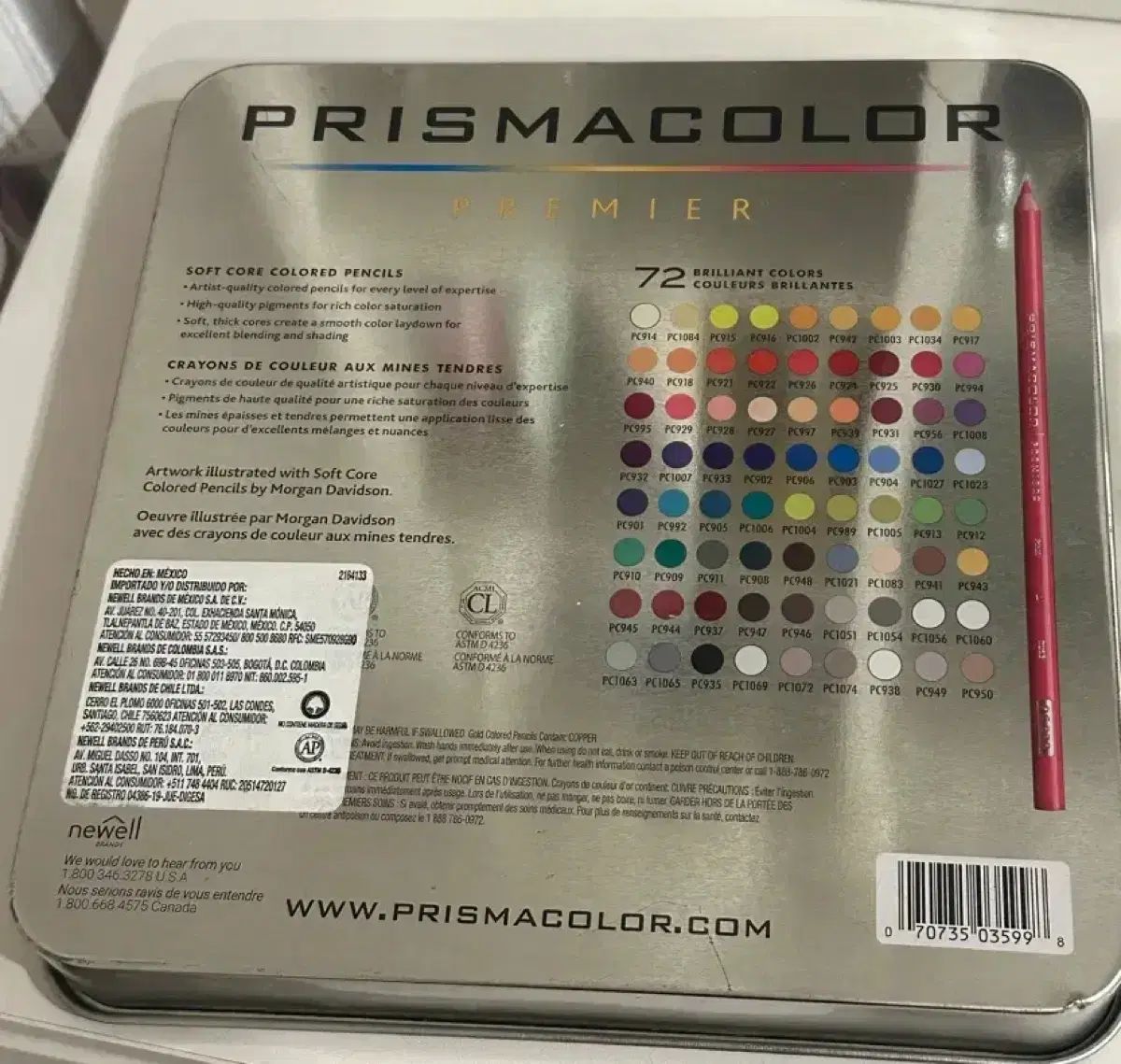 プリズマカラー プレミア 72色 色鉛筆 - メルカリ