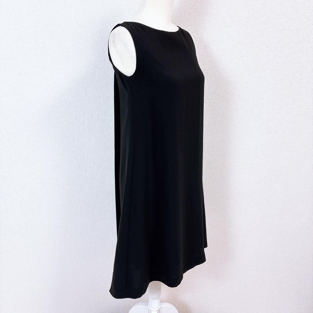 美品】FOXEY NEW YORK 背面プリーツ ノースリーブワンピース 38 - メルカリ