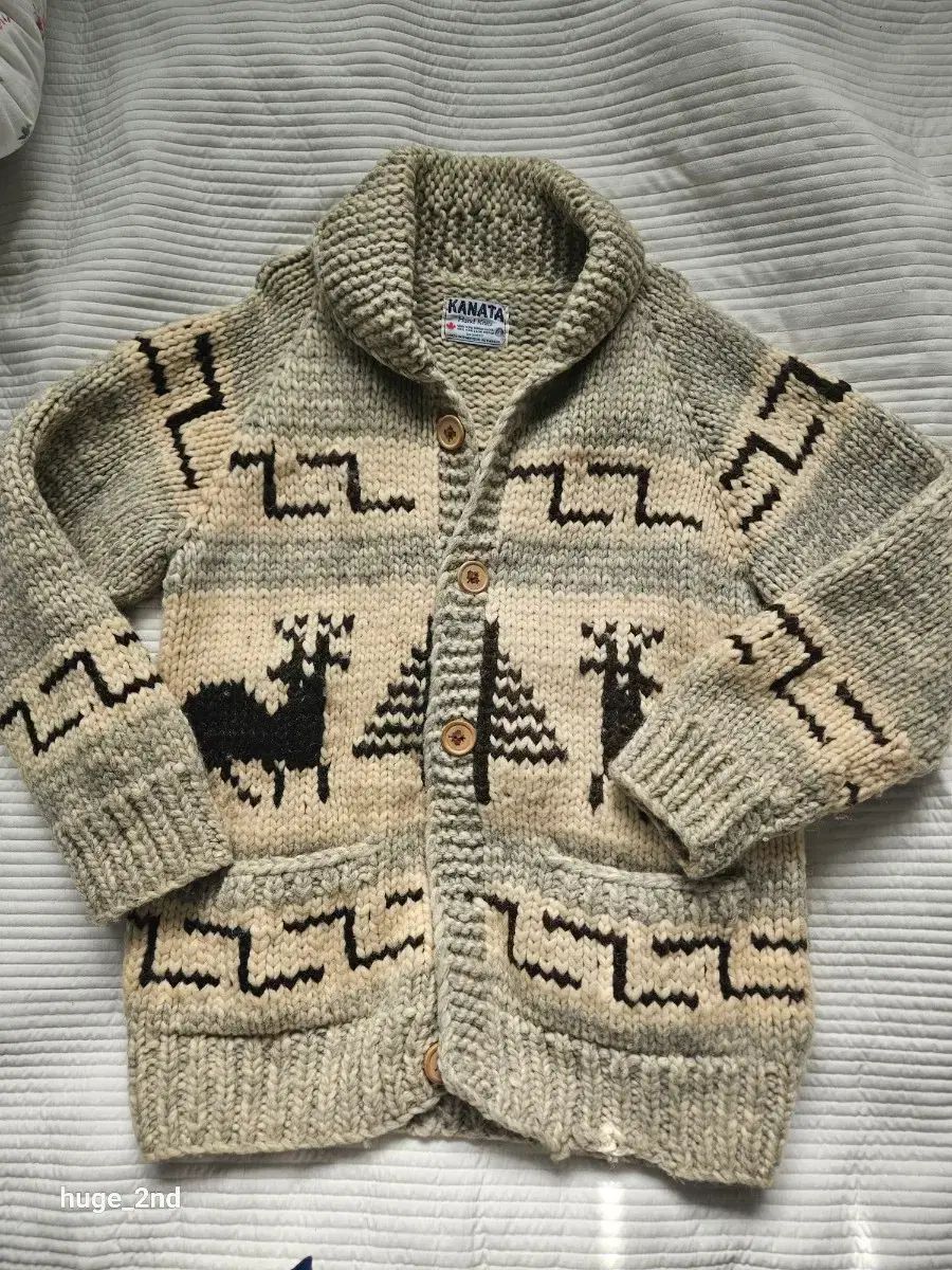 KANATA Hand Knits ショールカラーニット - メルカリ