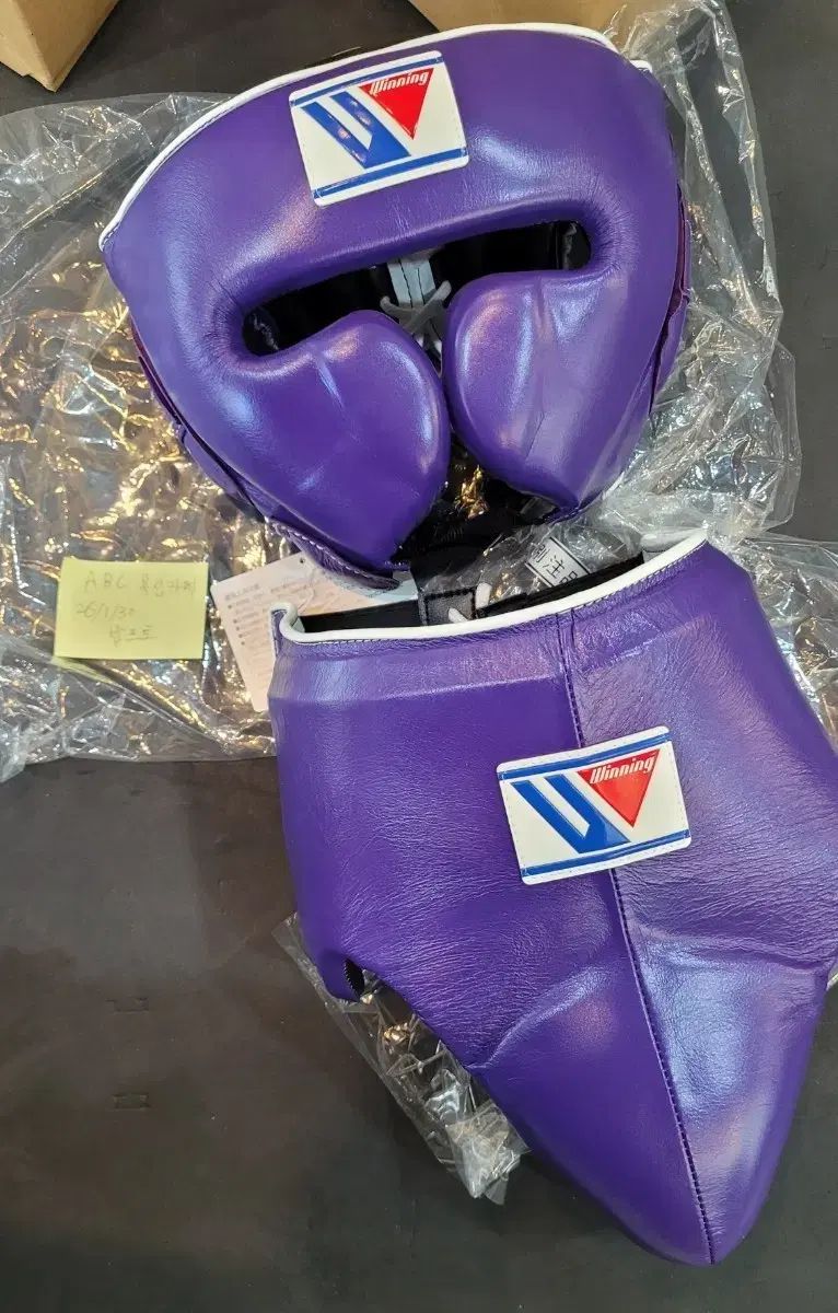 ウィニング ボクシング ヘッドギア PURPLE LL/M - メルカリ