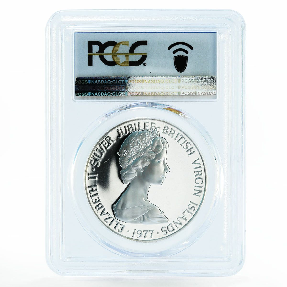 イギリス領ヴァージン諸島 1ドル マグニフィセントフリゲート PR68