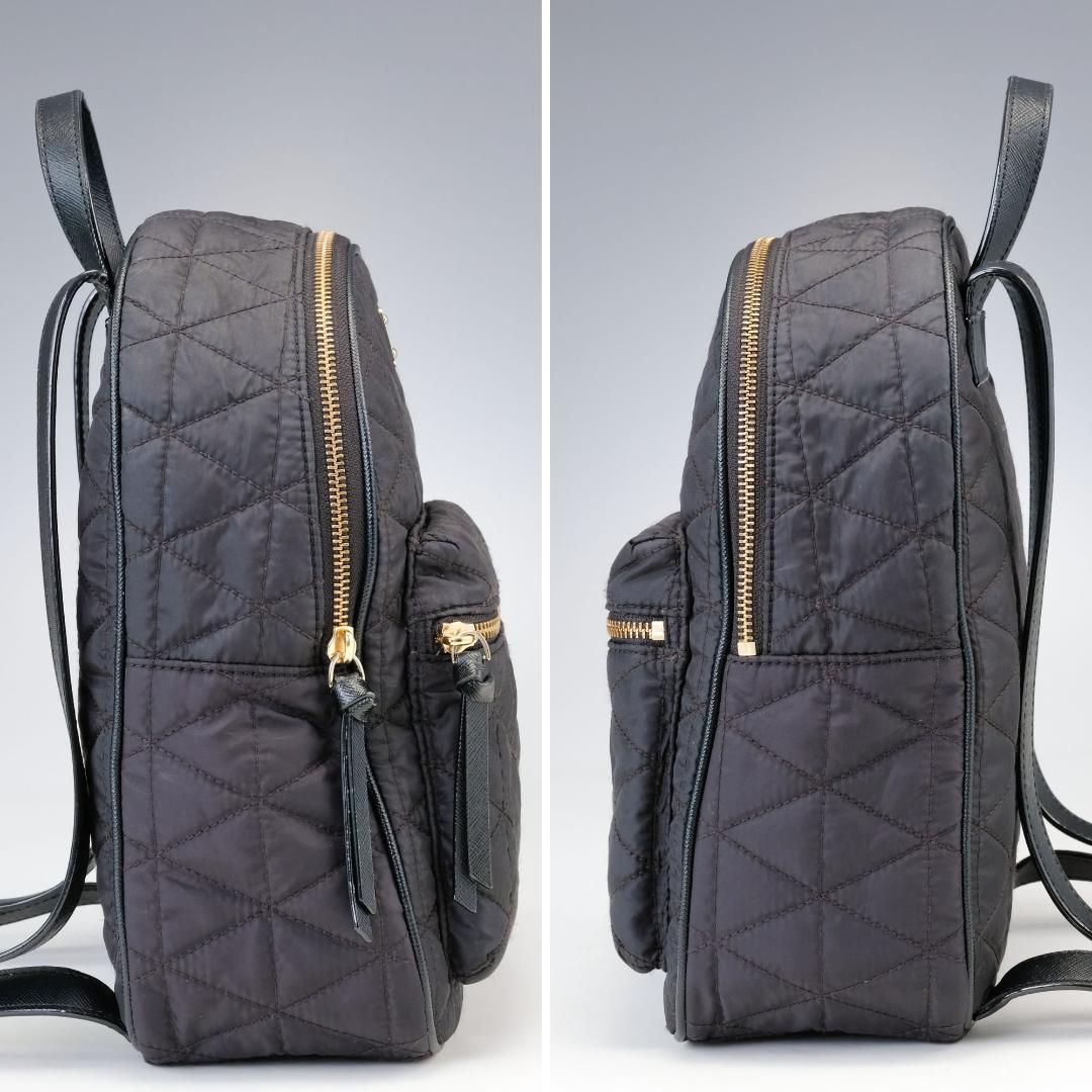 kate spade new york ケイトスペード キルティング ミニリュック 黒