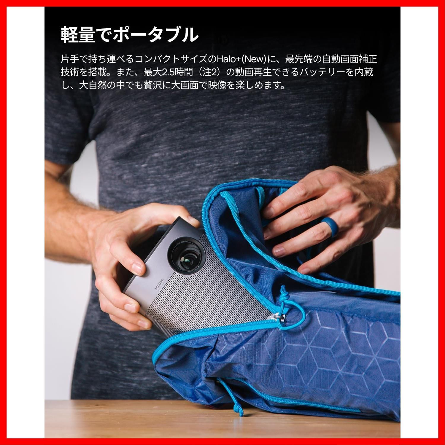  小型 プロジェクター 家庭用 ISA技術 ルーメン |40~200 700 ISO インチ投影 1080 P Netflix対応 |内蔵バッテリー2.5 GoogleTV搭載 Halo 時間再生 |オートフォーカスなど その他 文房具 事務用品