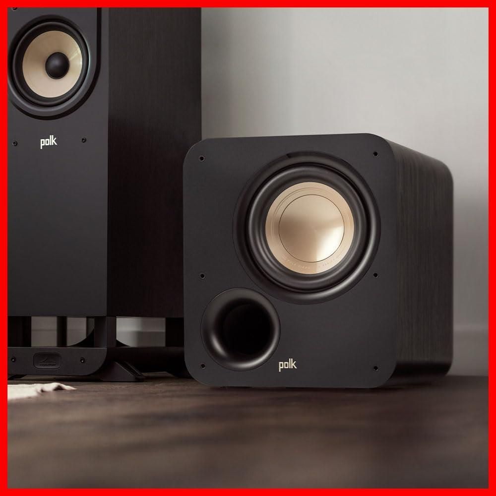  商品 ELITE ES 8 AUDIO 8インチ 100 W POLK サブウーハー ブラック ポークオーディオ SW その他 文房具 事務用品