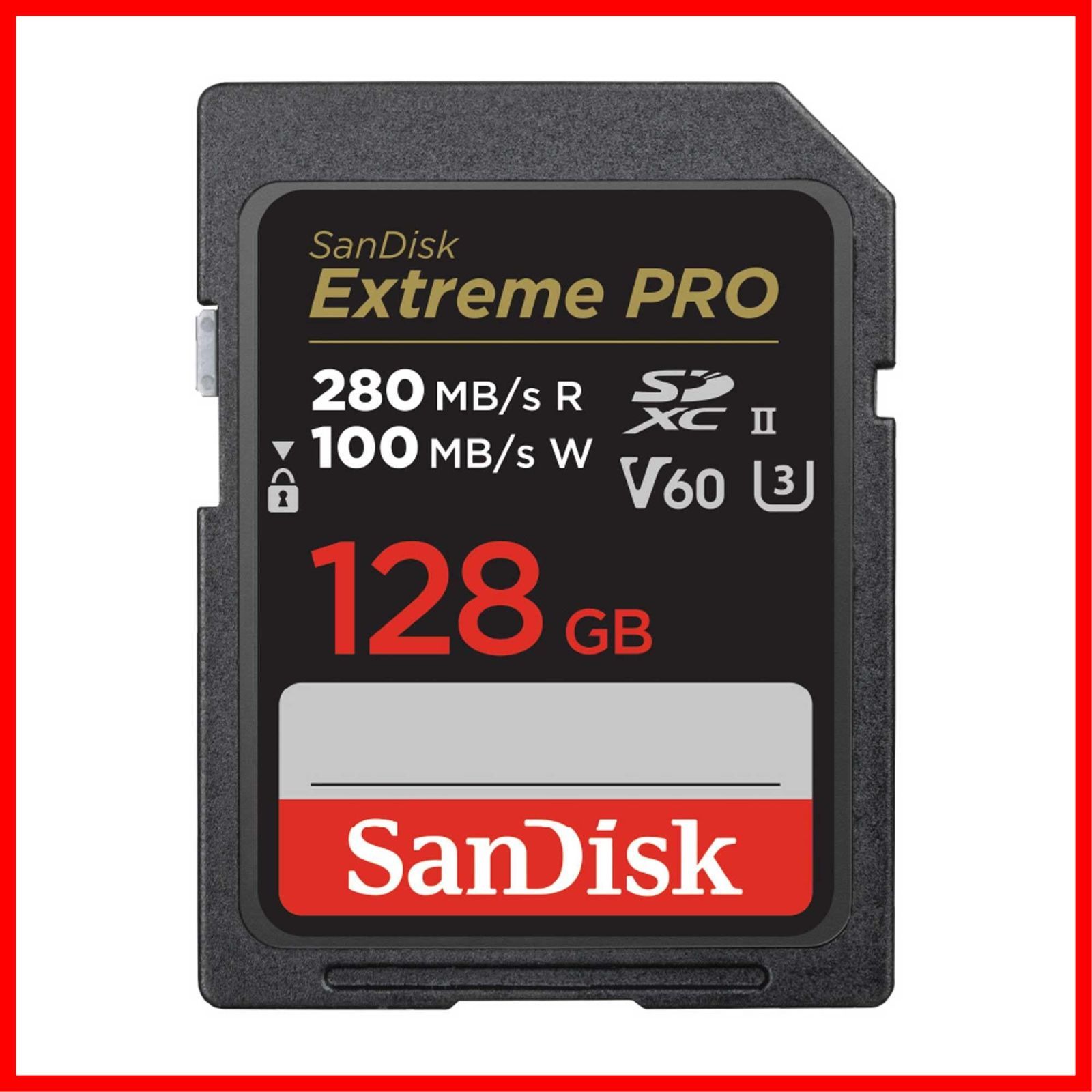 商品 SDSDXEP 128 G GHJIN PRO 読取最大280 MB sExtreme V 60 UHS II 新パッケージ Class 10 SDXC GB SDカード SanDisk サンディスク