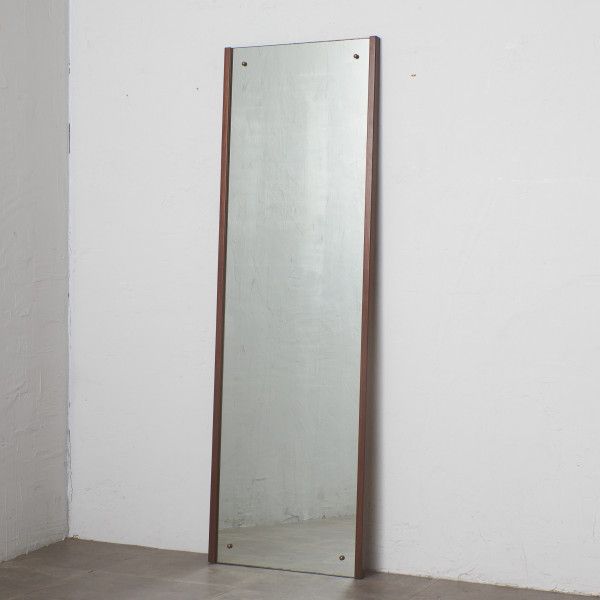 イギリス ヴィンテージ ウォールミラー 木製 シンプル 北欧 スタイル