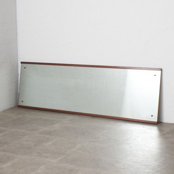 イギリス ヴィンテージ ウォールミラー 木製 シンプル 北欧 スタイル