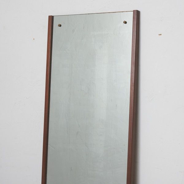 イギリス ヴィンテージ ウォールミラー 木製 シンプル 北欧 スタイル