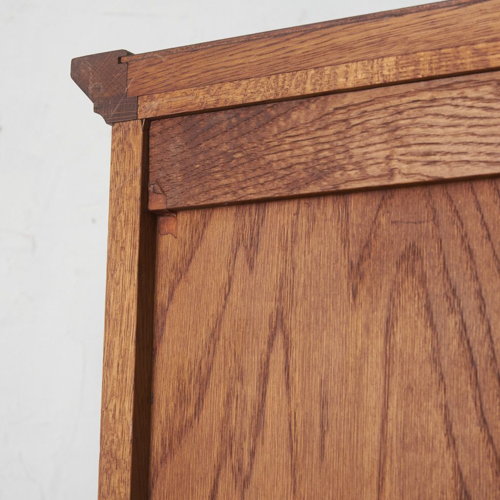 旭川家具 オーク 無垢材 本棚 書棚 ブックシェルフ 飾り棚 食器棚 収納