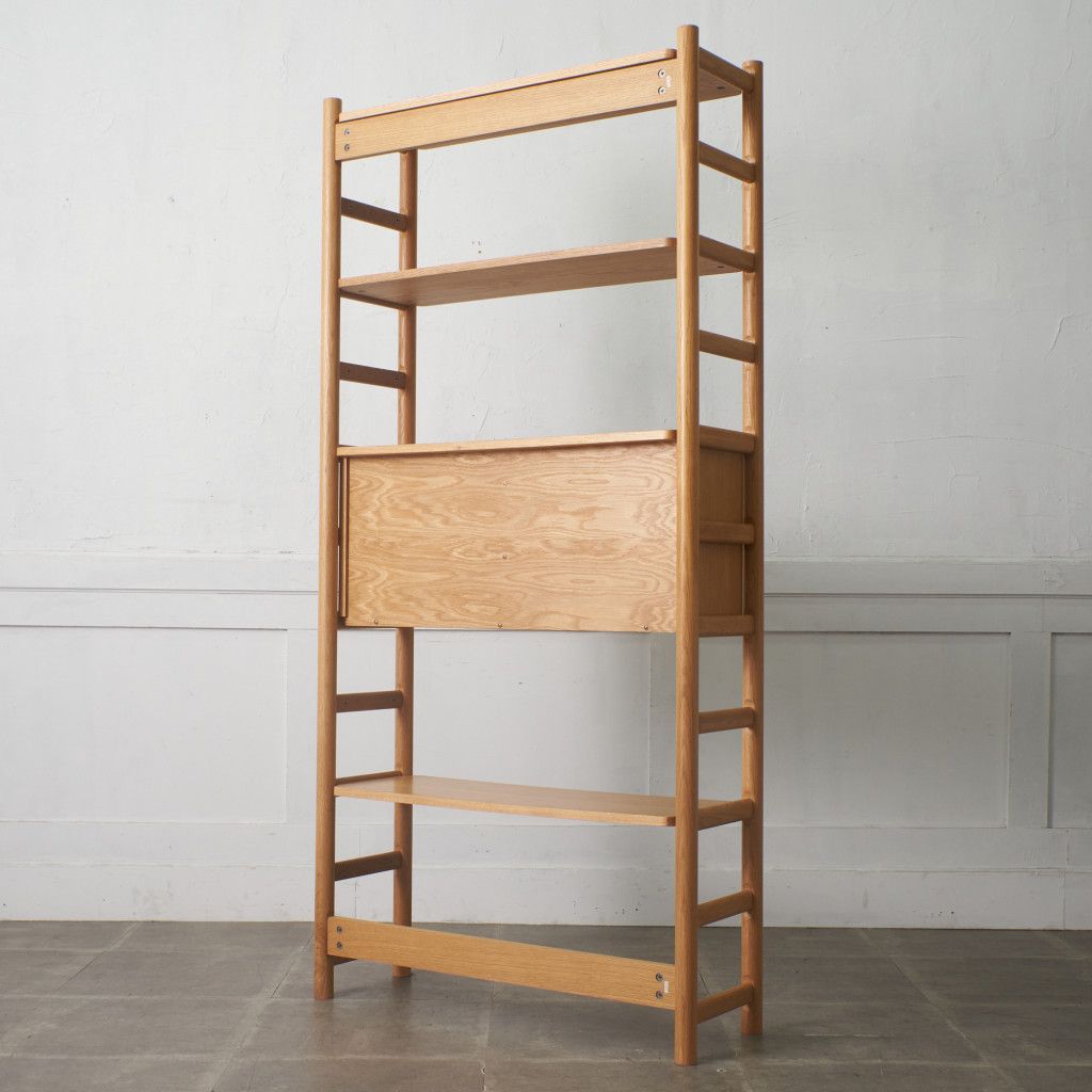 アクタス RIPIA ハイシェルフ 木製 オープンシェルフ オーク 無垢材