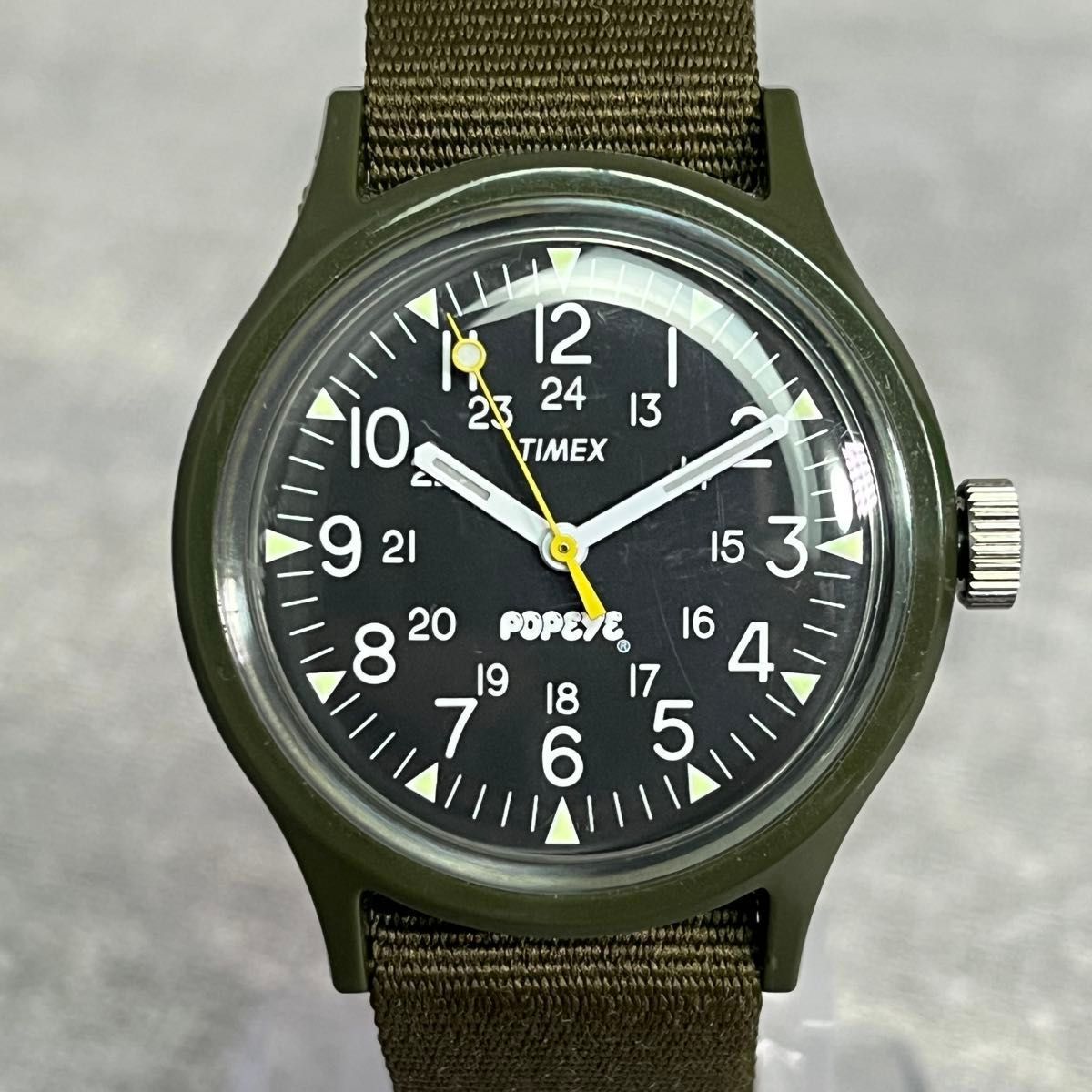 TIMEX タイメックス × POPEYE ポパイ コラボ ミリタリー 腕時計