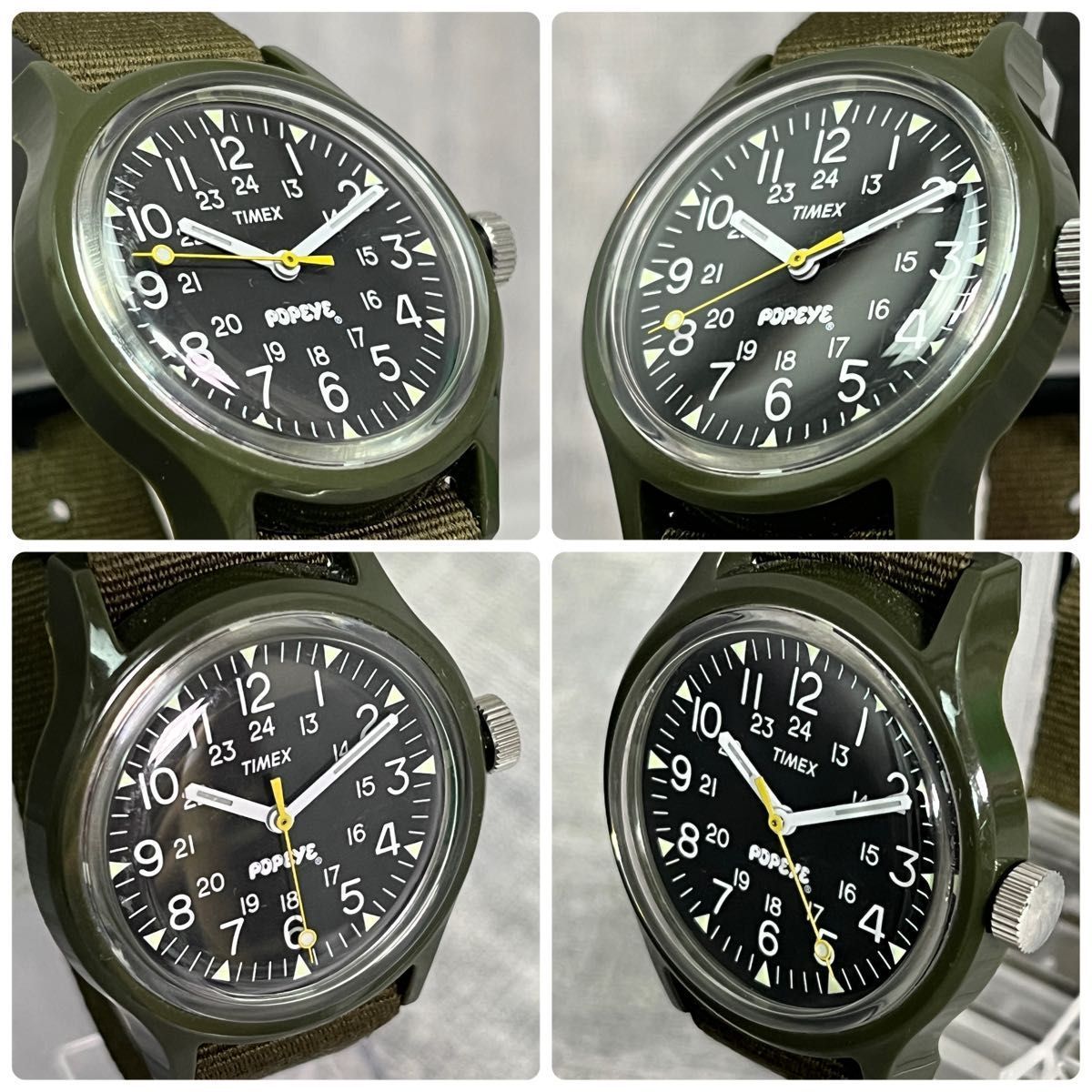 TIMEX タイメックス × POPEYE ポパイ コラボ ミリタリー 腕時計