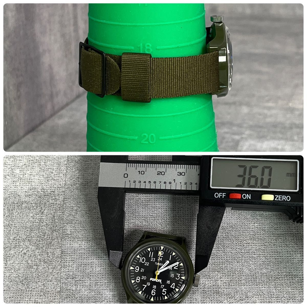 TIMEX タイメックス × POPEYE ポパイ コラボ ミリタリー 腕時計