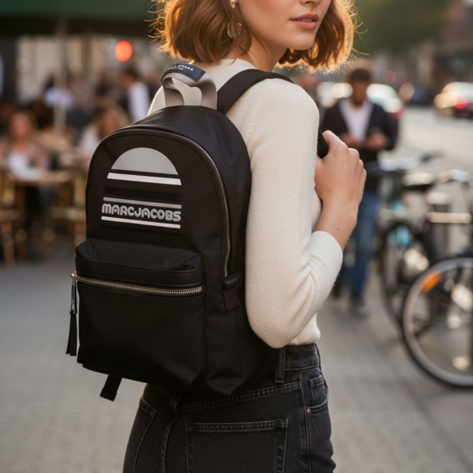 希少】MARC JACOBS マークジェイコブス ミニ リュック 黒 ナイロン