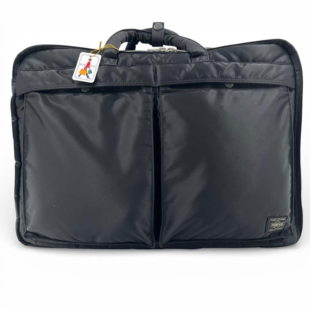 新品同様 ポーター タンカー 3way ブリーフケース ブラック リュック 2