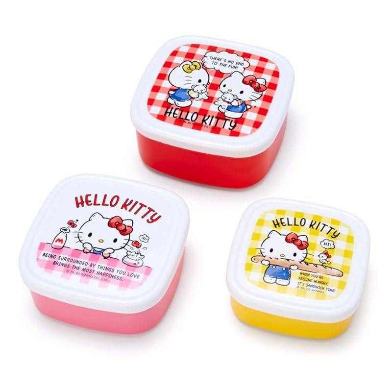 新着商品】サンリオ(SANRIO) ハローキティ ランチボックス3個セット