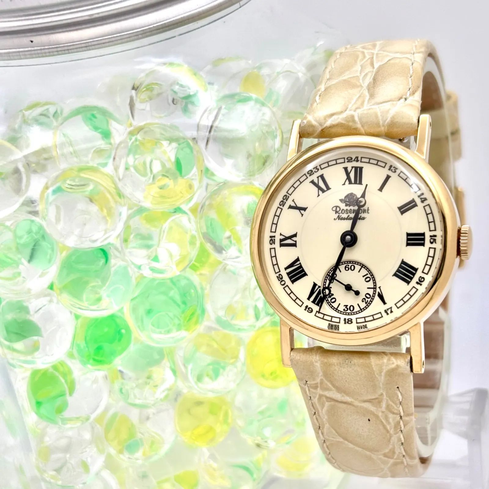 新品電池】Rosemont ロゼモン レディース 腕時計 スモールセコンド