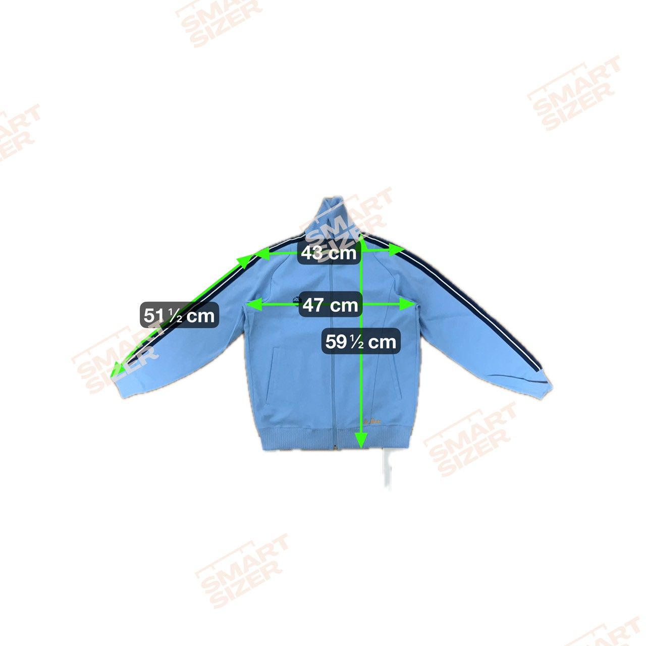 90s asics アシックス セットアップ ジャージ 無地 ブルー Mサイズ